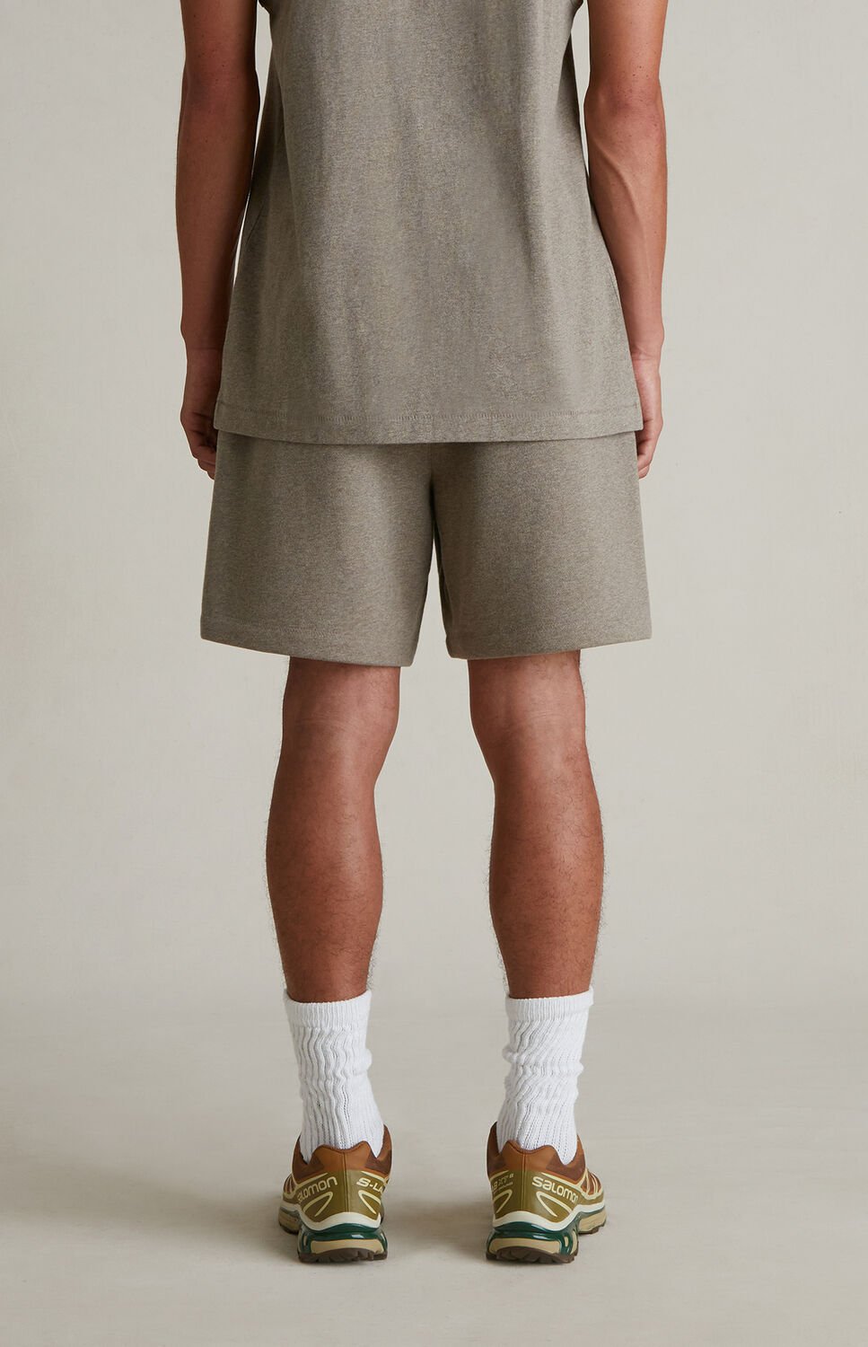 Fear of God ESSENTIALS Homestead Heather Soccer Fleece Sweat Shorts thumbnail 6