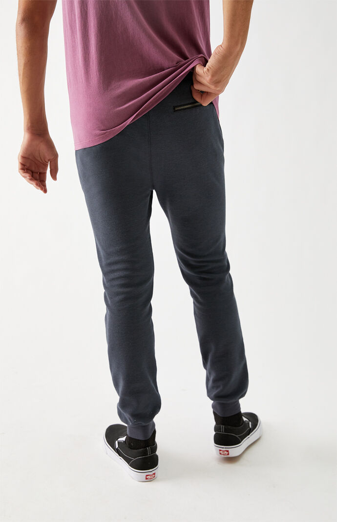 Zip Pocket Paneled Fleece Sweatpants