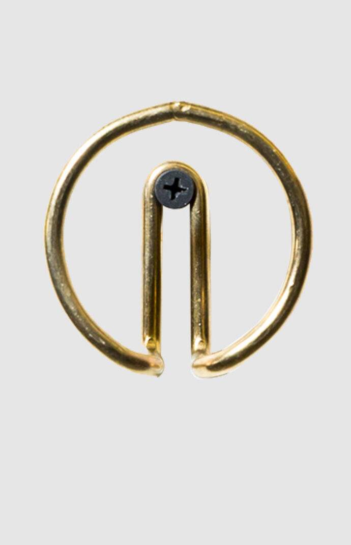 Copper Rust Circle Wall Hook
