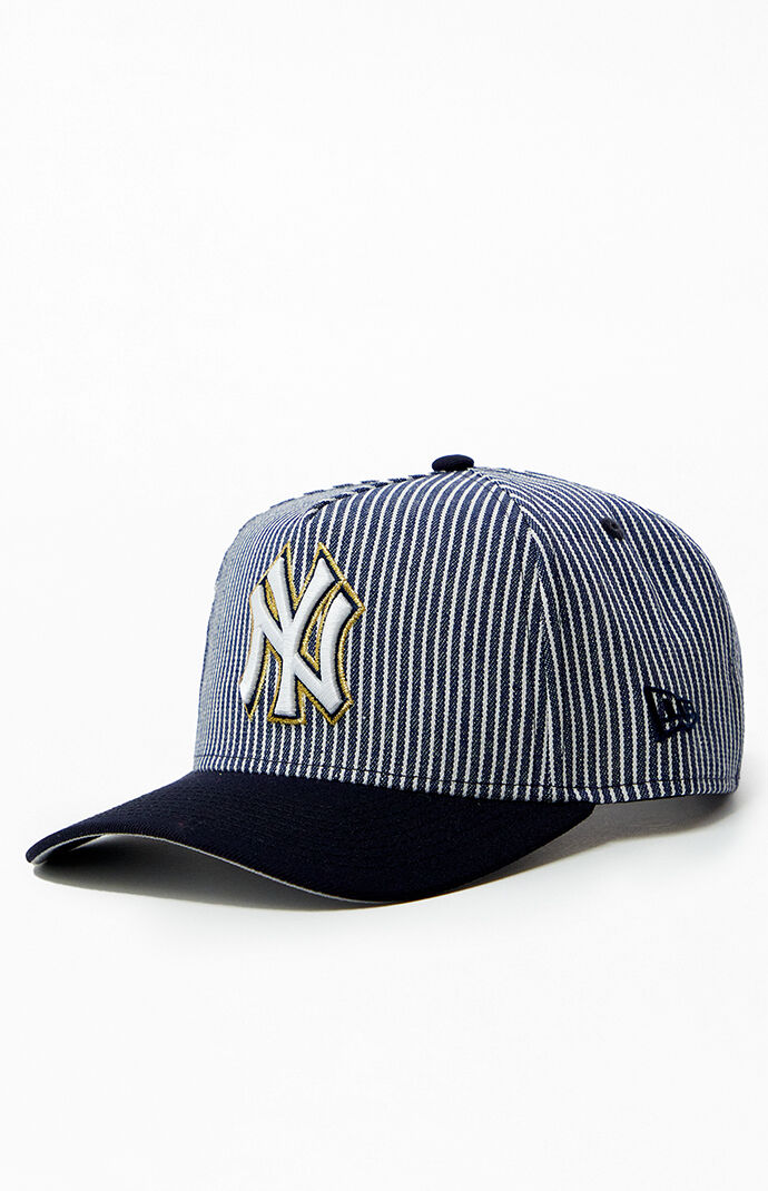 New Era x PS Reserve NY Yankees Striped Denim 9FORTY Hat