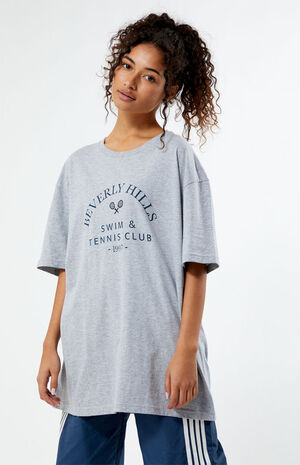 Beverly Hills Tennis Club Oversized T-Shirt image number 2