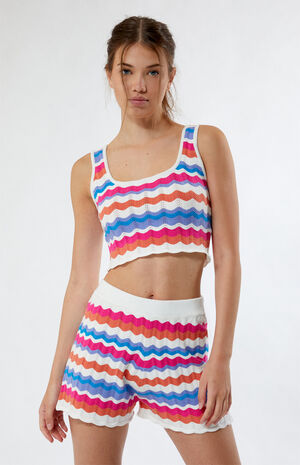 Wilma Pointelle Knit Tank Top image number 1