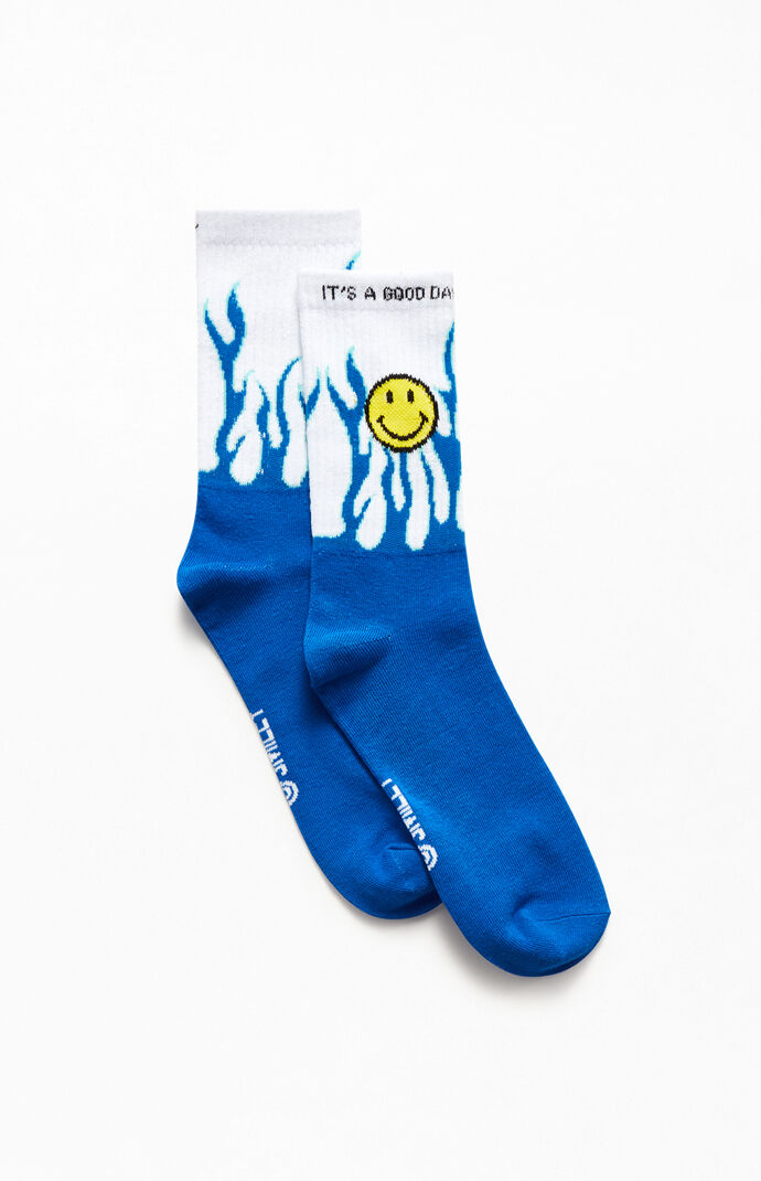 Smiley Flames Socks