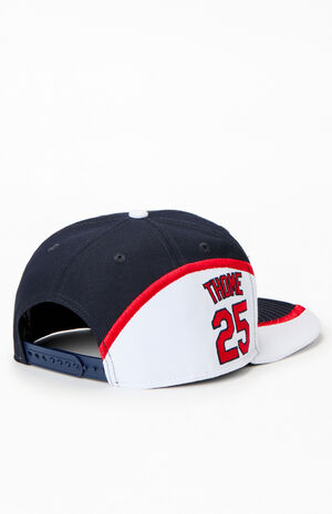 Cleveland Indians Thome 25 Side Stripe 9FIFTY Snapback Hat image number 2