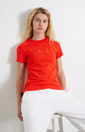 x Vogue Red Regular T-Shirt image number 4