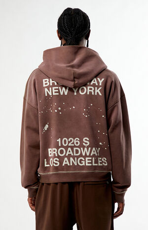 Brown Terrain Heavyweight Hoodie image number 5