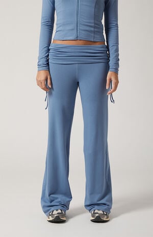 PAC DRIFT Active Shoreline Fold-Over Flare Yoga Pants image number 3