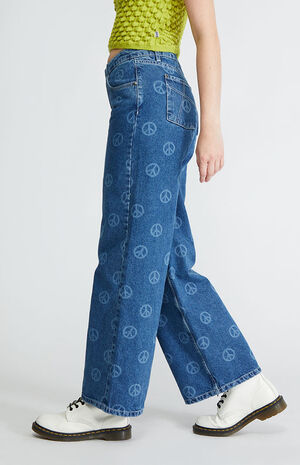 Laser Peace Release Jeans image number 2