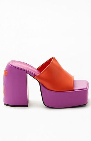 Women's Multicolor Yin & Yang Heels image number 1