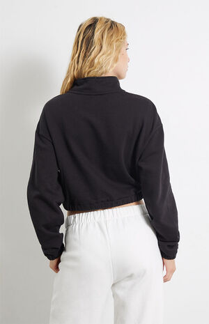 Left Chest Half Zip Fleece Sweatshirt image number 3