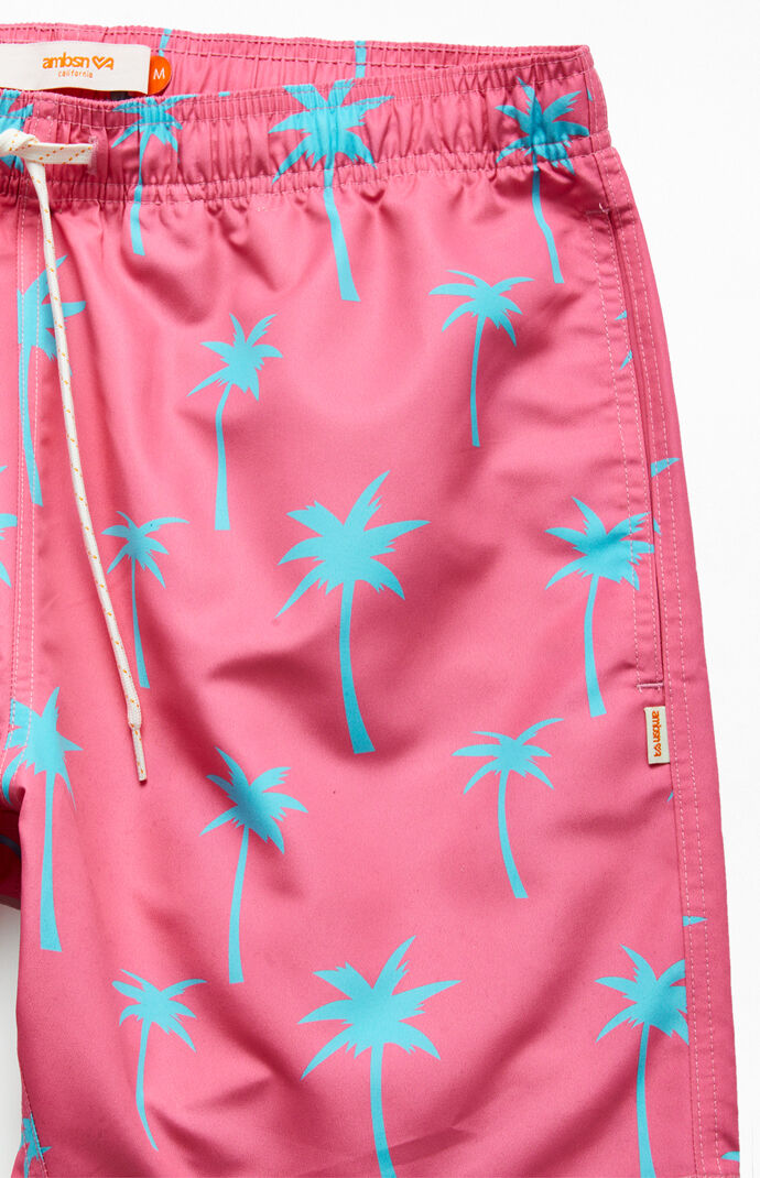 Palm Tree 17" Swim Trunks