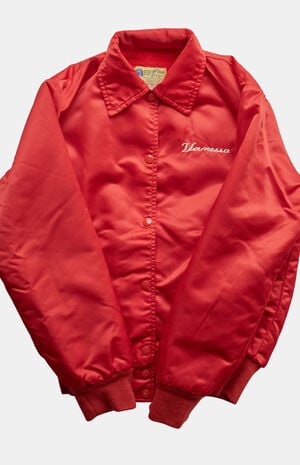 '80s Dance World Academy Varsity Jacket image number 4