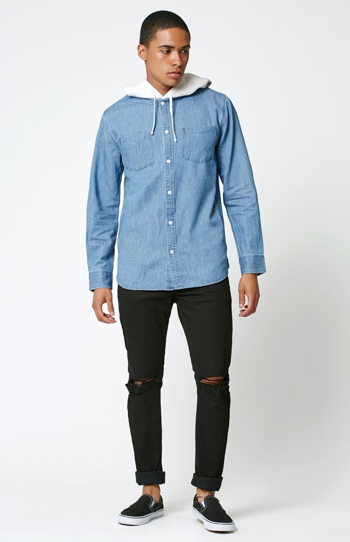 pacsun button down shirts