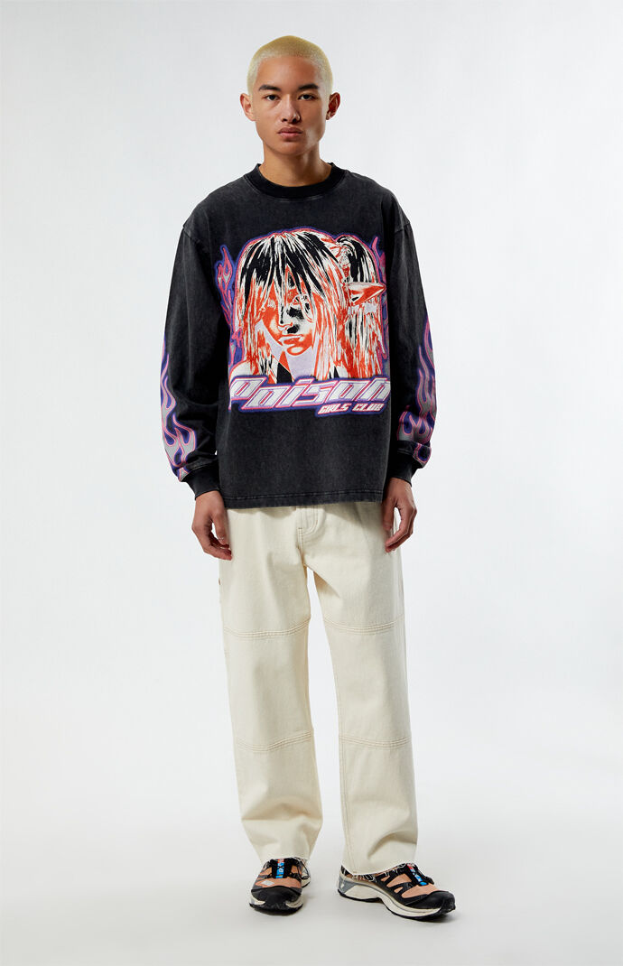 トップス 1jinnstudio Oversized long sleeve tshirt Pacsun Poison Girl Oversized Long Sleeve T-Shirt | PacSun