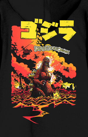 Godzilla Classic Kanji Poster Hoodie image number 4