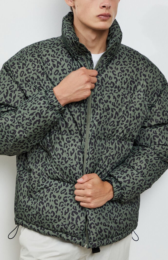 انتخاب وبخ دورية Animal Print Puffer Canlarinsa Com