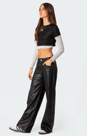 Layered Long Sleeve T-Shirt image number 3