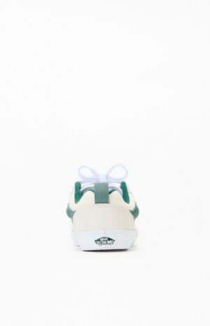 Kids Off White & Green Knu Skool Shoes image number 3