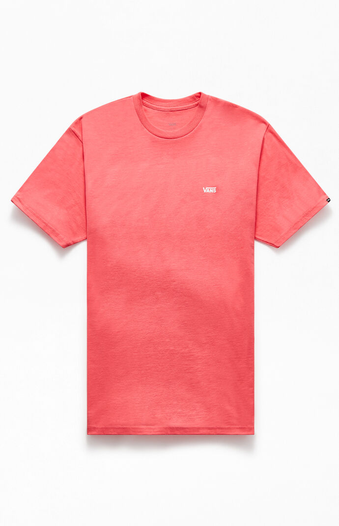 Coral Left Chest Logo T-Shirt