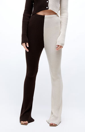 Split Colorblocked Leggings image number 1