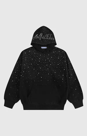 Rhinestone Fleece Hoodie image number 4