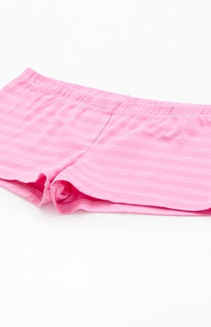 Pink Striped Boxer Boyshorts image number 2