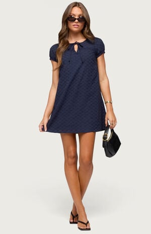 Mariella Lace Eyelet Mini Dress image number 5