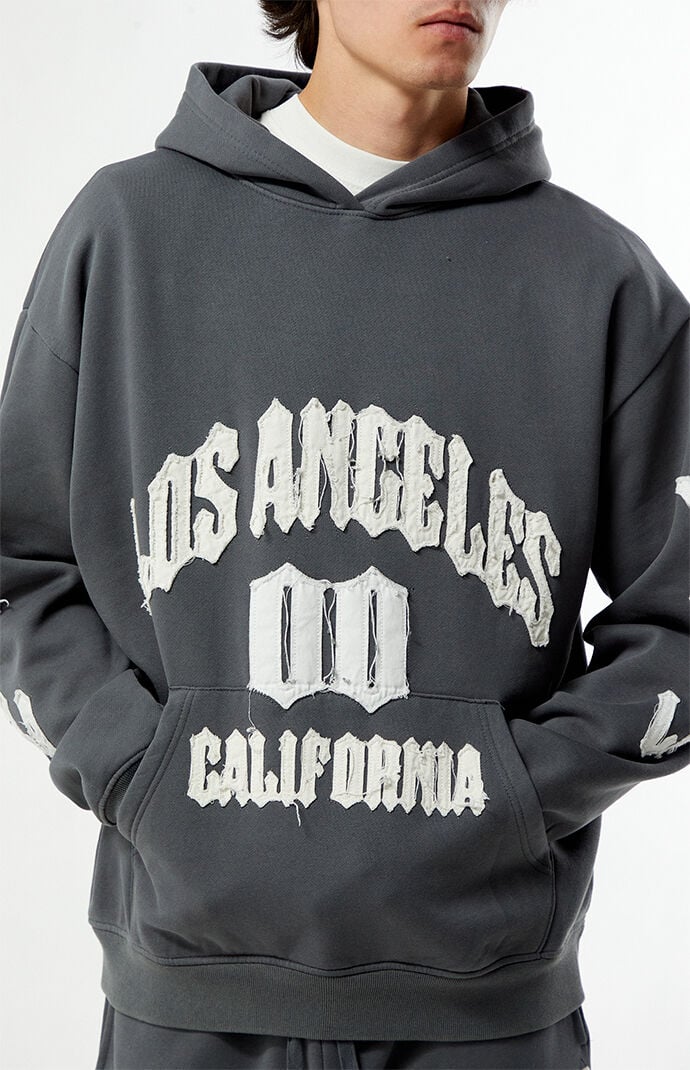 Pacsun Los Angeles Raw Applique Hoodie