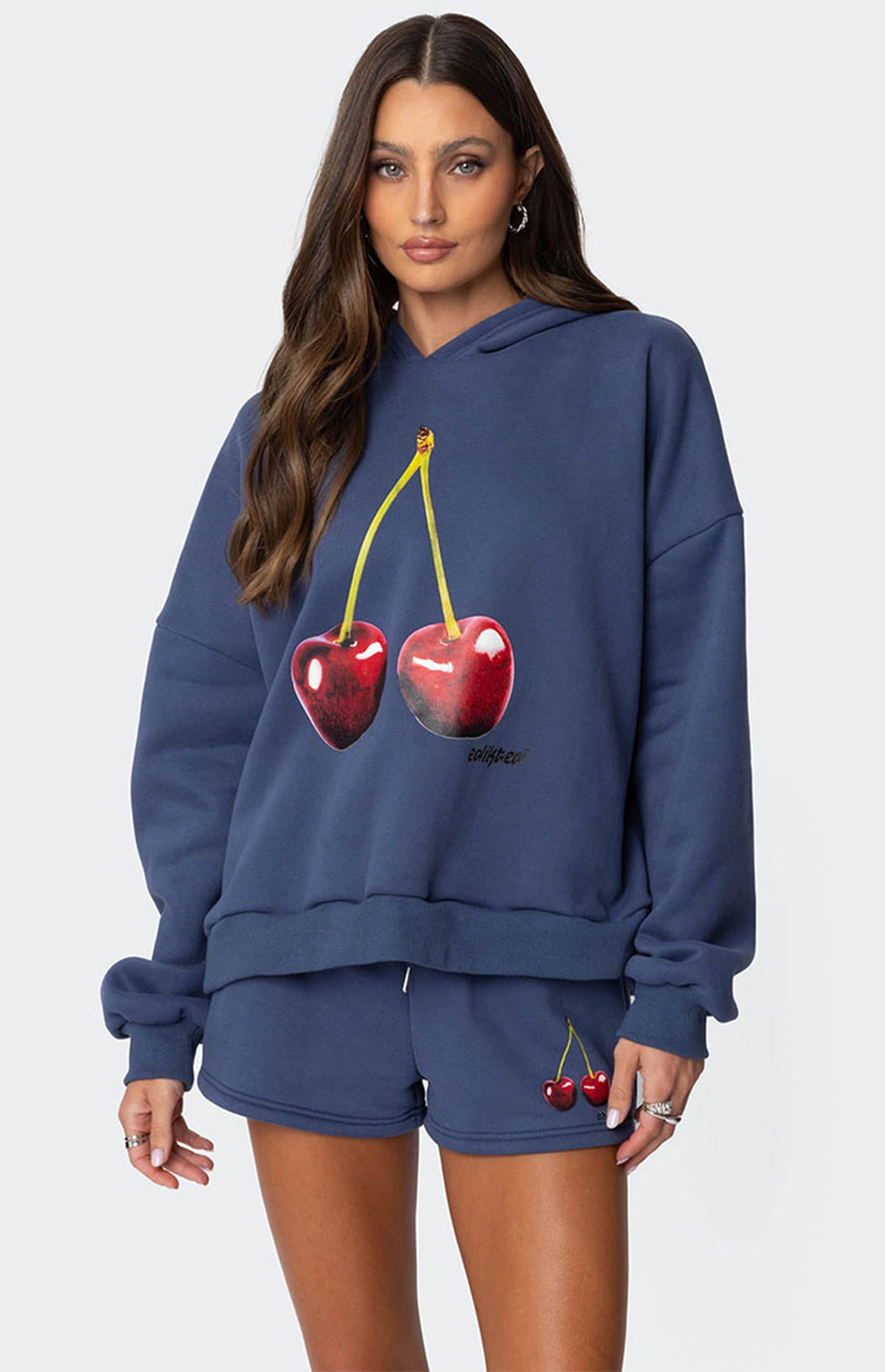 Elan - Cheri Long Sleeve Hoodie Crop Top main image 0