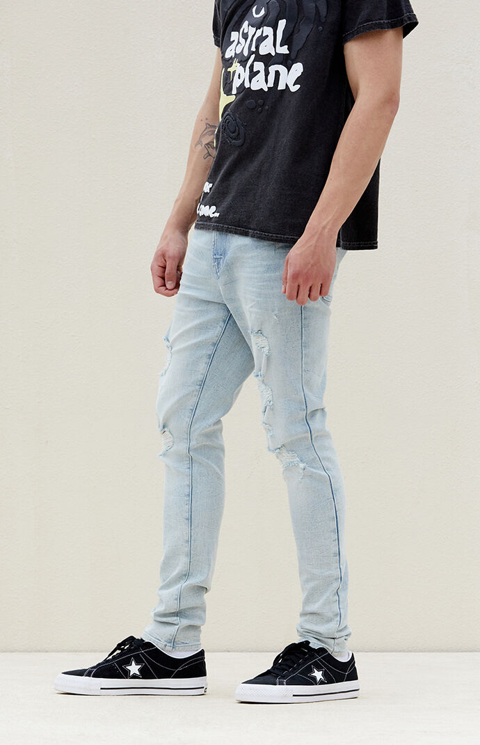 Pacsun slim tapered jeans online