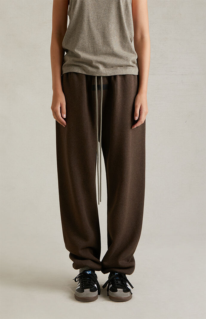 【FOG Essentials】Women's Heather Wood Sweatpants Fear of God Essentials Women's Heather Wood Sweatpants | PacSun