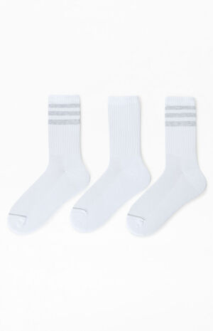 3 Pack 3-Stripes Crew Socks image number 2