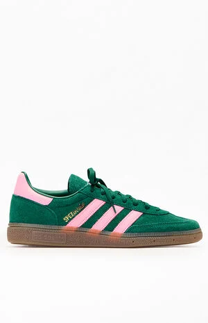 Women's Green & Pink Handball&nbsp;Spezial&nbsp;Sneakers image number 1