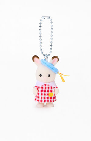 Nursery Chocolate Rabbit Baby Keychain image number 1