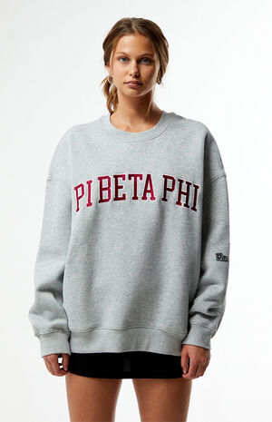 Pi Beta Phi Offside Crew Neck Oversized Sweatshirt image number 1