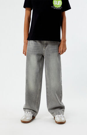 Gray Baggy Jeans image number 1