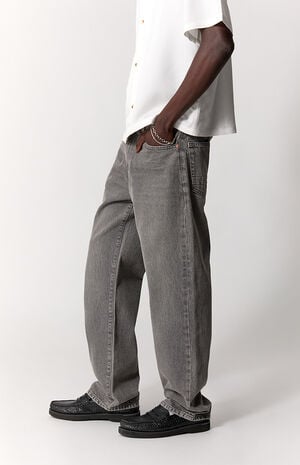 Logan Relaxed Straight Jeans Gray image number 3