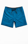 Blue Primary Nylon Volley Shorts Blue Primary Nylon Volley Shorts image number null