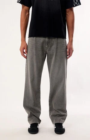 Logan Relaxed Straight Jeans Gray image number 1