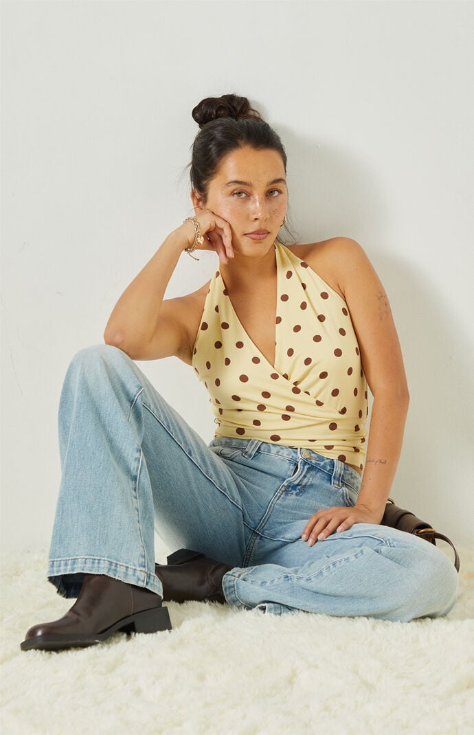 Beverly and Beck Devon Wrap Halter Top