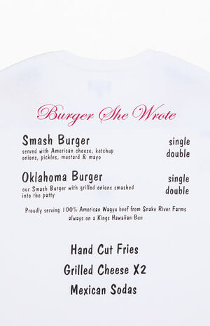 Burger She Wrote T-Shirt image number 4