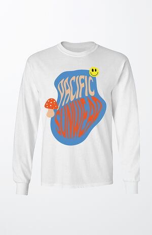 Pacific Sunwear Smiley Shrooms Long Sleeve T-Shirt image number 1