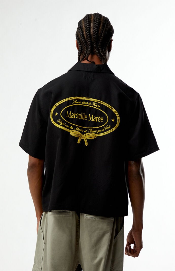 Pacsun Ribbon Woven Camp Shirt