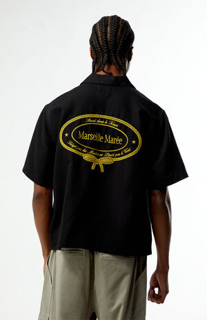 Ribbon Woven Camp Shirt image number 2