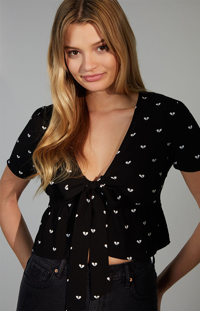 Tie Front Top