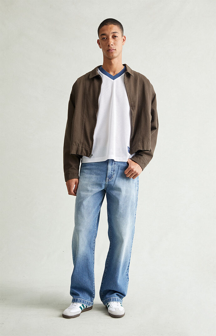 Pacsun Dylan Baggy Jeans Medium Blue Tint