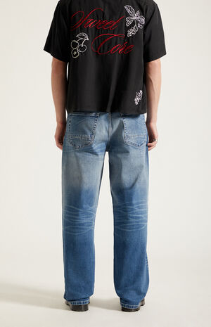 Dylan Baggy Jeans Stretch Medium Blue image number 4