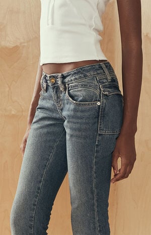 The Kitty Low Rise Slim Bootcut Jeans image number 3