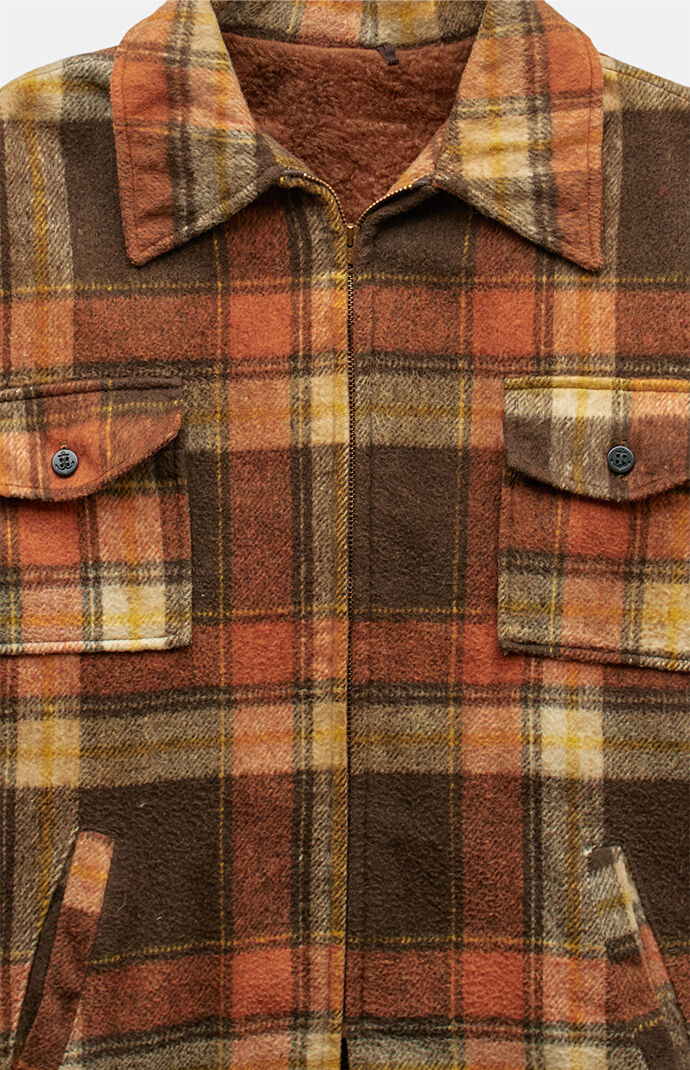 PS VINTAGE Brown '80s Shacket Jacket