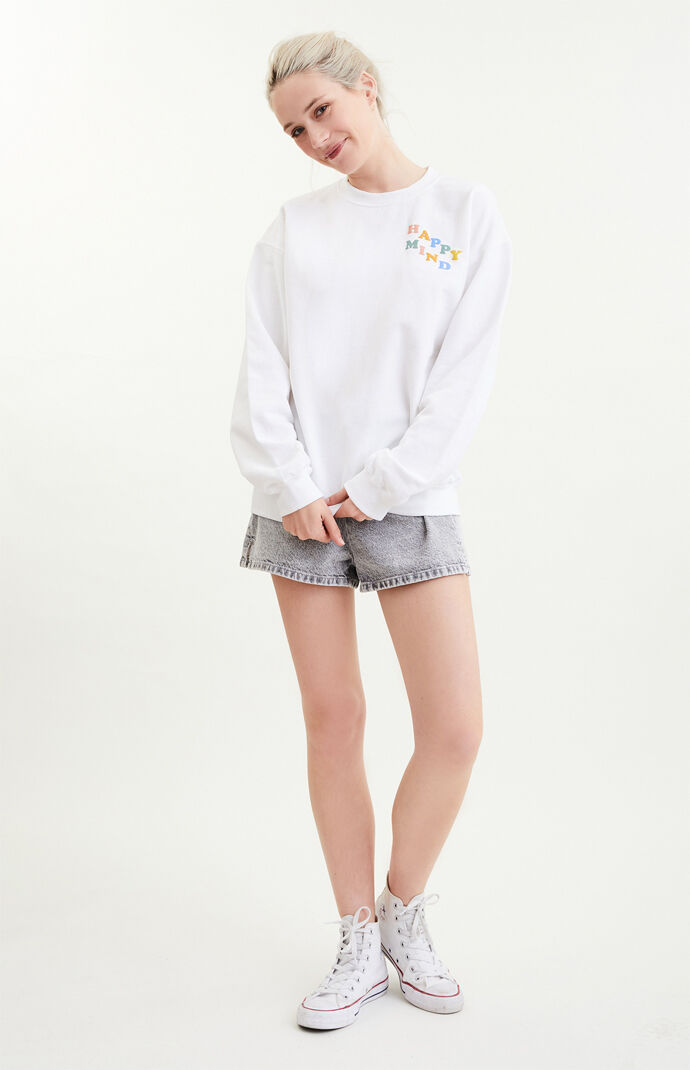 x Smiley Peace Of Mind Happy Mind Crew Neck Sweatshirt